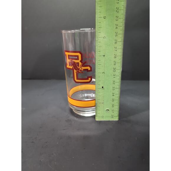 Boston College Eagles Glass Tumbler, Vintage Getty‎ Glass, Drinking Glass 5.5" - Picture 8 of 9